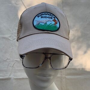 Vintage snap back mesh trucker hat baseball cap with patch